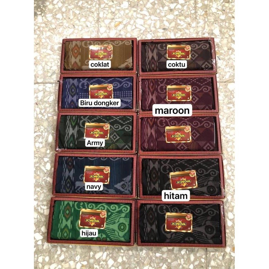 Wadimor Sarung Tenun Balimoon Motif Harmonis Lembut Nyaman