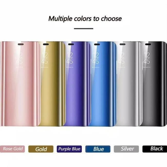 Promo.. Case Oppo A76 / A96 2022 / Oppo Reno 6 4G / Reno 6 5G Reno 5 4 3 Pro 2 2F Clear View Flip Mi