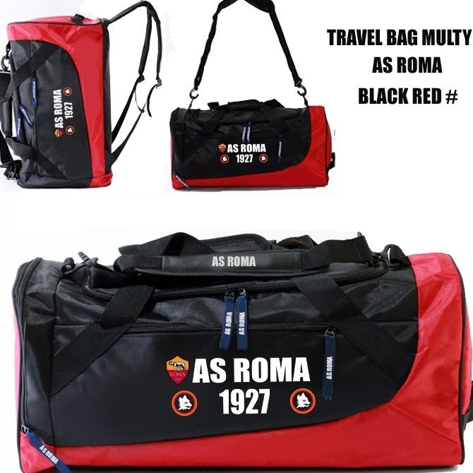 Promo Travel Bag As Roma - Tas As Roma - Tas Gym Bola As Roma - Duffel Bag As Roma - Tas Mudik Roma 
