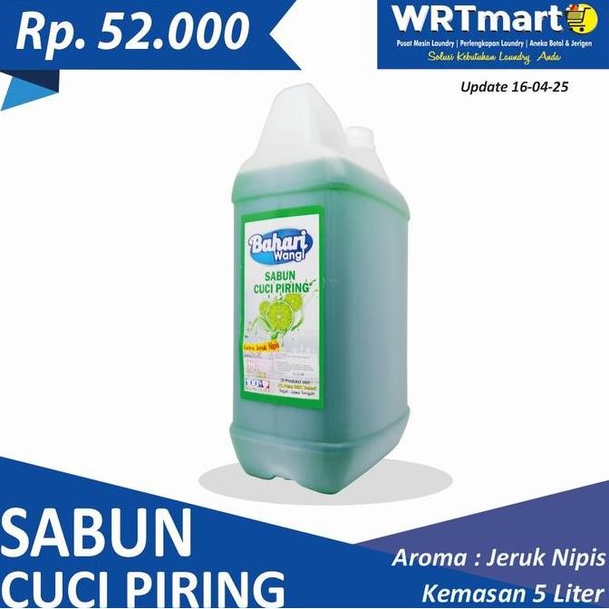 SABUN CUCI PIRING / SABUN CUCI PIRING JERUK NIPIS MURAH 5 LITER / SABUN CUCI PIRING CURAH / CAIRAN P