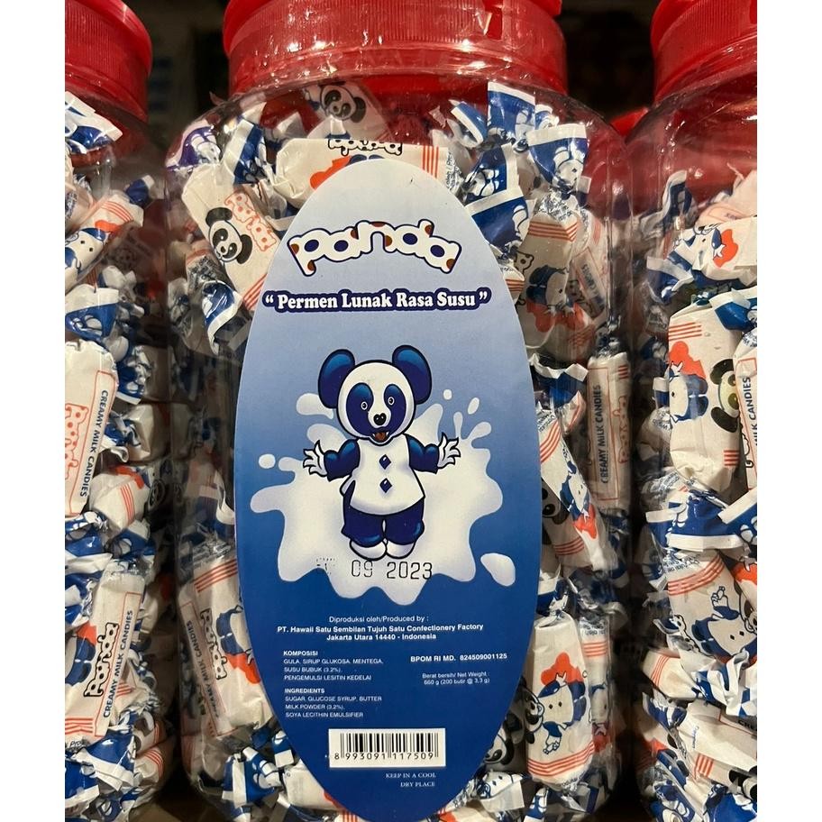 Permen Panda Susu Toples 660Gr Halal Mui