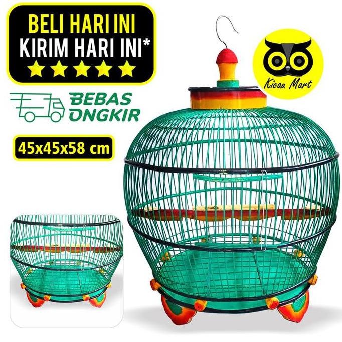 *****] Sangkar Kandang Burung Perkutut Bambu Rotan Full Warna Kandang Burung Perkutut Lokal Sangkar 
