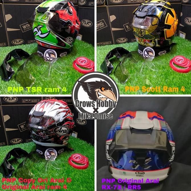 SPOILER GP PAD Arai Aftermarket PNP Scott TSR Copyori Ram4 RX7X RR5 Motorcycle Original