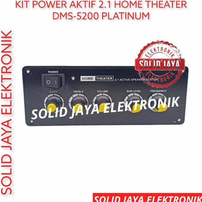 Kit Power Speaker Aktif 2.1 Home Theater Amplifier Dms5200 Platinum
