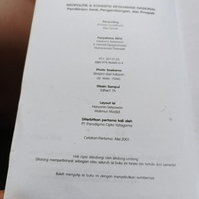 geopolitik dan konsepsi ketahanan Nasional Ermaya suradinata Original
