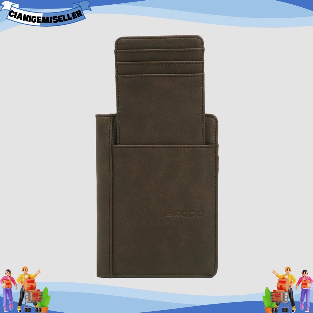 Original BRODO - Dompet Topport Wallet Brown