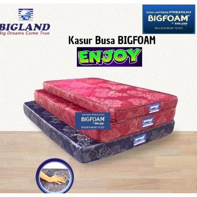 TERBARU - BIGLAND Kasur Busa Bigfoam Type enjoy Tebal 20cm