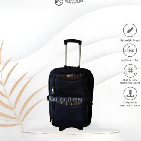 TERMURAH - Polo Ben Size 24 Inch Koper Kain Kanvas Original Bagasi Premium