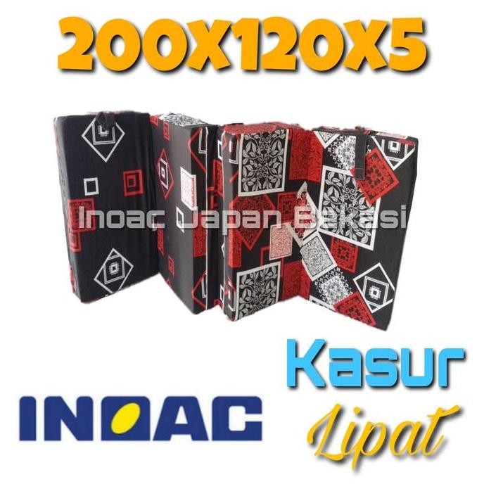 TERMURAH - kasur lipat busa Inoac 200x120x5