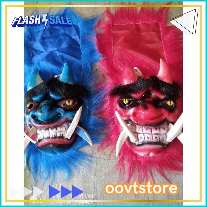 BIG SALE Buta Gedrug/Topeng Gedrug Mulut Bergerak/Topeng Buto Gedrug