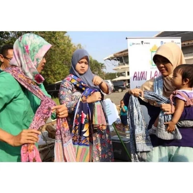 Hot Sale - SELE SELENDANG NEWBORN UKURAN PANJANG KAIN GENDONGAN BATIK JARIK BAYI TRADISIONAL Cap MAH