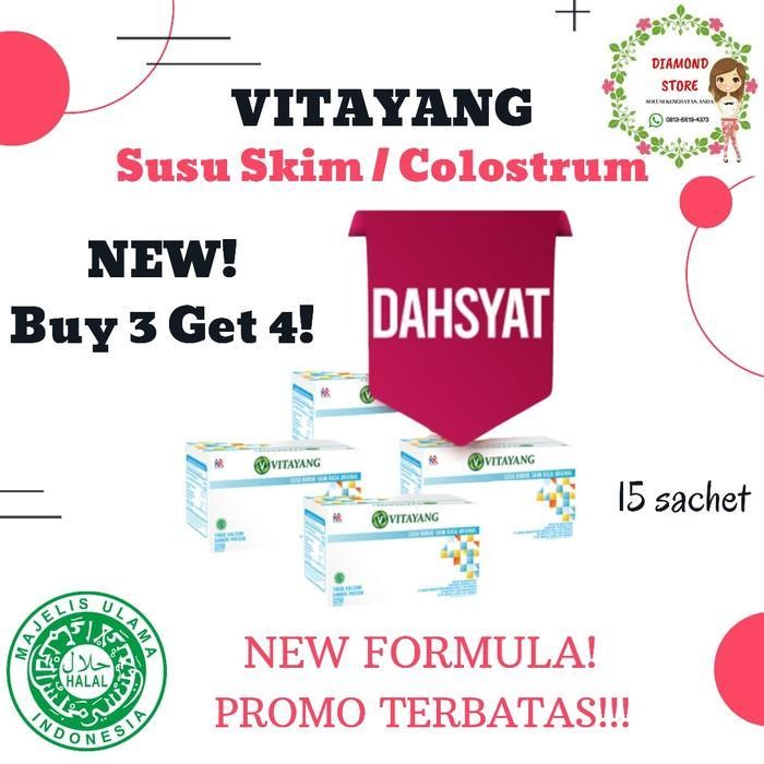 Promo! 4 Box Susu Skim Kk / Susu Colostrum / Kk Indonesia / Ori 100%