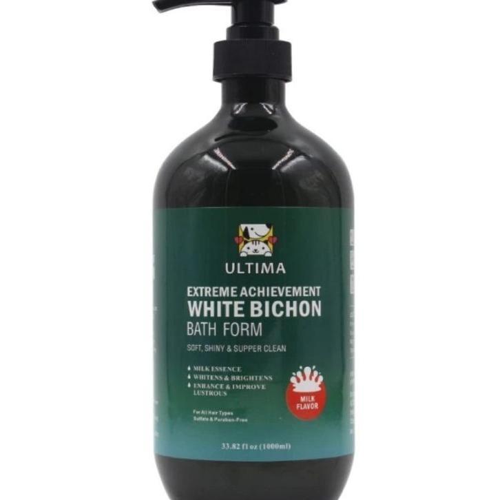 Ultima White Bichon Dog Shampoo 1Ml Shampoo Anjing Bichon Shampoo Anjing Poodle Putih