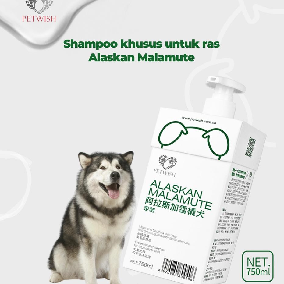 Petwish Shampoo Anjing 750Ml Alaskan Malamute Dog Shampoo