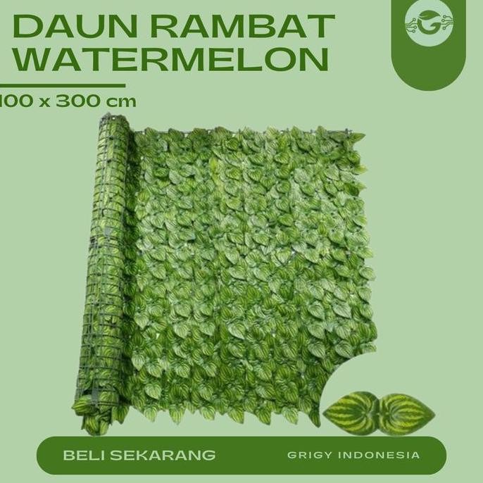 PAGAR TANAMAN RAMBAT SINTETIS WATERMELON DECORATION