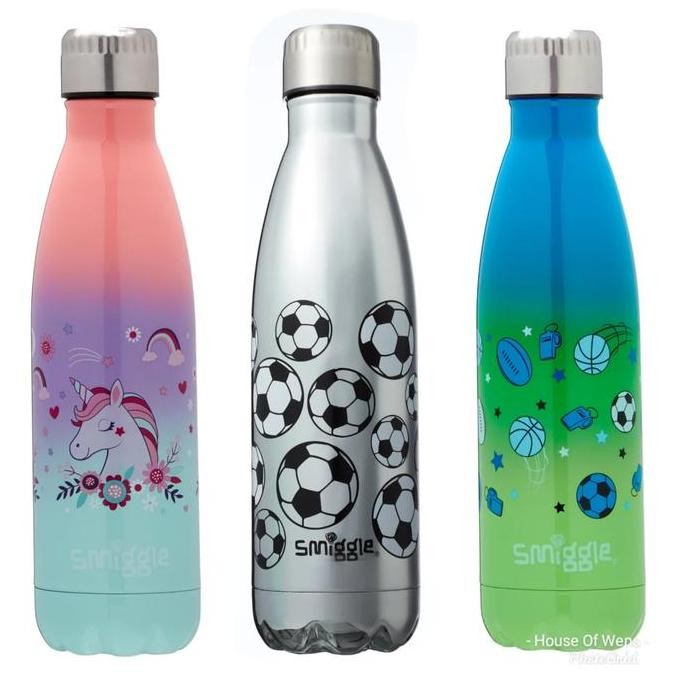 Smiggle Wonder Stainless Steel Bottle - Botol Minum Stainless Smiggle