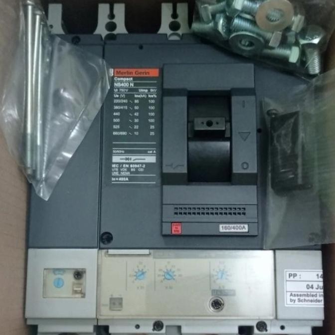 Promo mccb ns400n 4p 400A merlin gerin COD