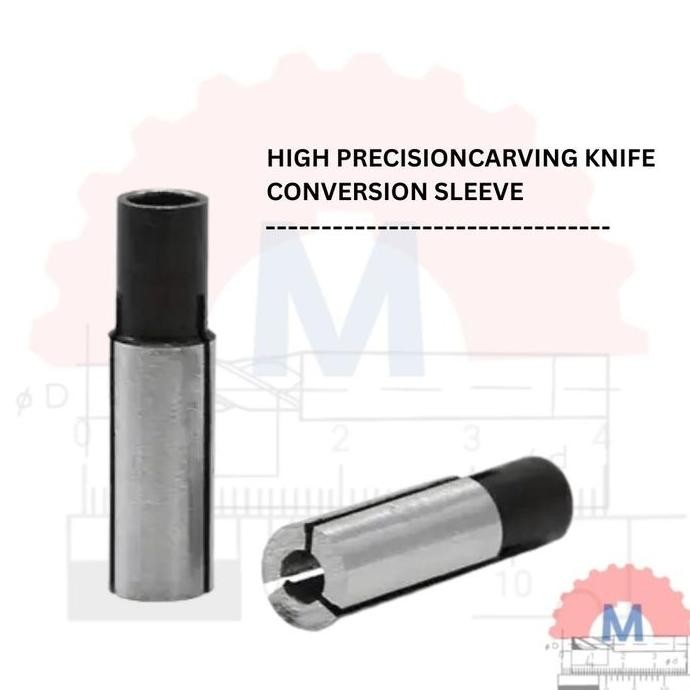 Adapter Collet Sleeve Collet Lurus Untuk Trimmer Router Cnc