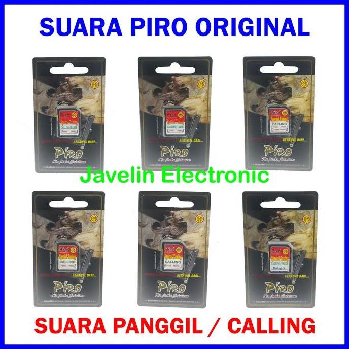 Suara Walet Piro Panggil / Calling / Tarik Original Memory Card