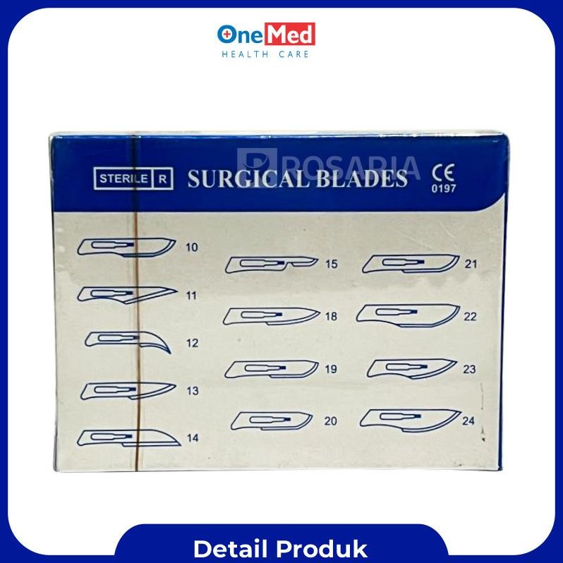 Surgical Blades Onemed No. 12 Bisturi Pisau Bedah Jalu Stock