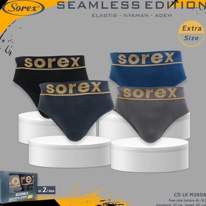 Promo Celana Dalam Pria Seamless Sorex Jumbo COD
