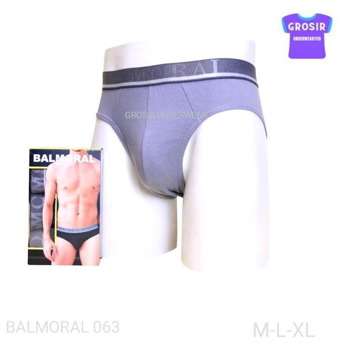 Promo Balmoral Celana Dalam Pria Dewasa BAL A063 Isi 3 pcs Bahan Katun COD