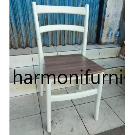 TERLARIS - Kursi makan/ kerja/ sender plastik Olymplast 608 Putih