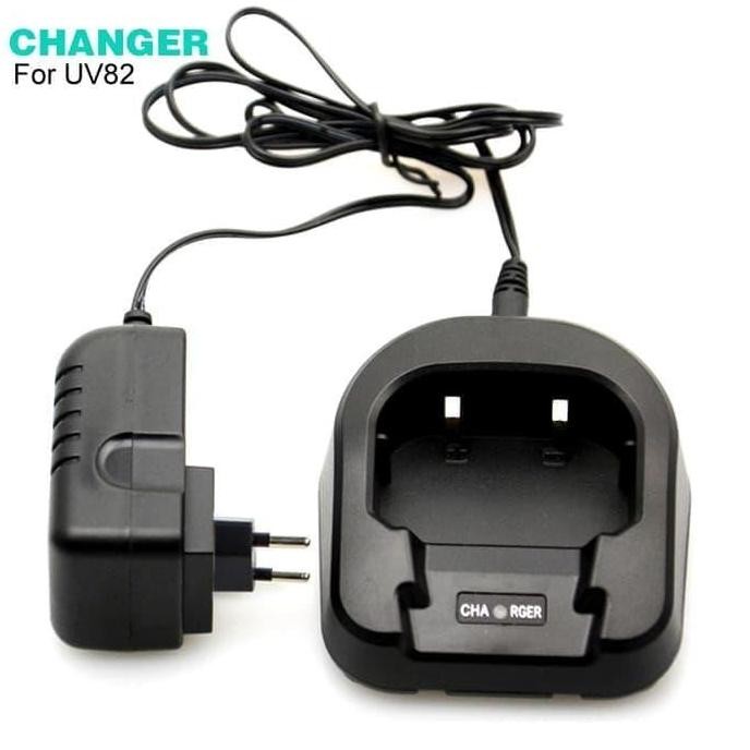 Charger UV-82 HT Baofeng Ori Baru UV82 UV 82 Walkie Talkie