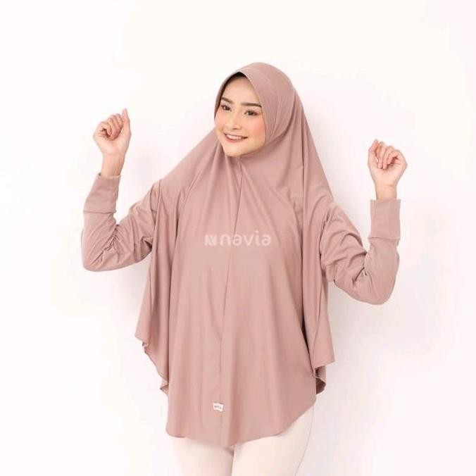 Promo JILBAB LENGAN JUMBO-HIJAB TANGAN SYAR'I BAHAN JERSEY PREMIUM BISA UNTUK SERAGAMAN Pernikahan S