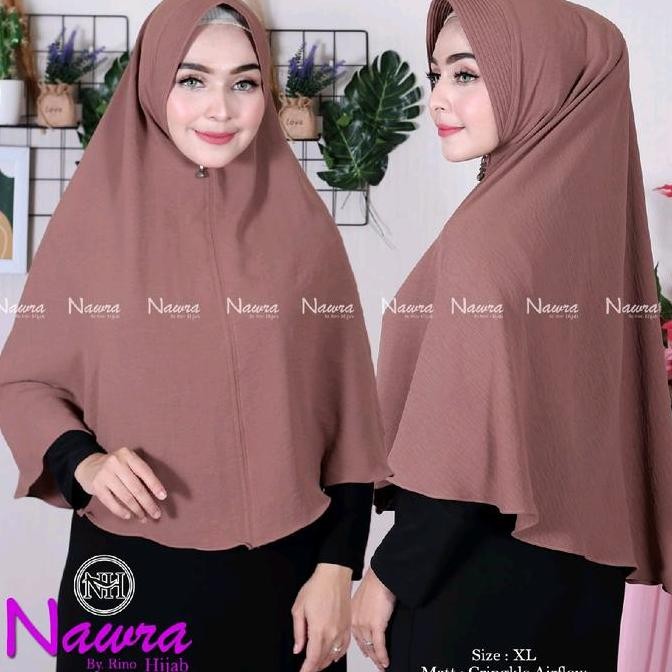 Promo HIJAB SYARI /HIJAB CRINKLE/BERGO CRINKLE AIRFLOW XL COD