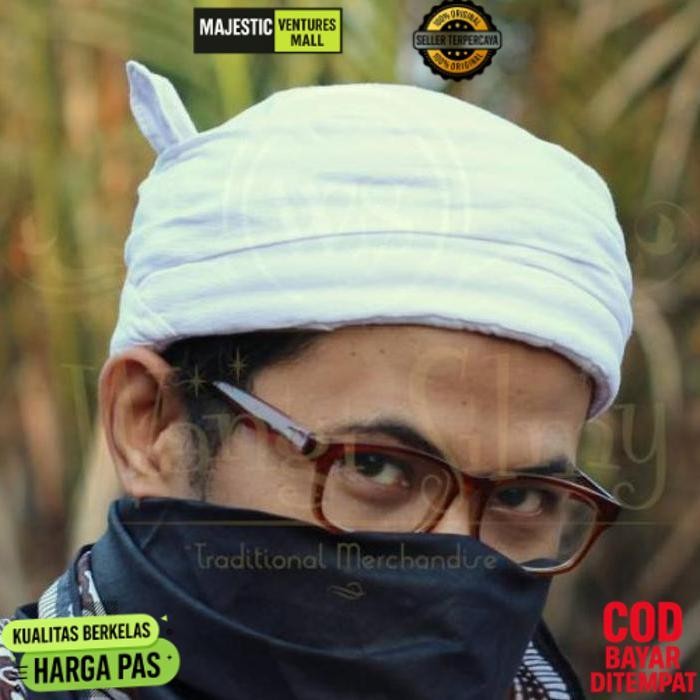 Premium Blangkon Iket Sunda Premium Candra Sumirat - Iket Kepala Sunda - Bendo Sunda - Totopong Blan