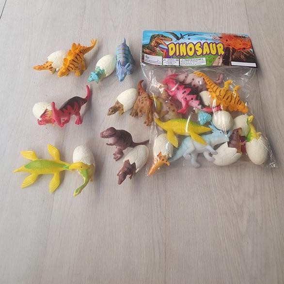 Flash Sale - MAINAN DINOSAURUS TARZAN SET ISI 12PCS DINO JUNGLE TARZAN ,,