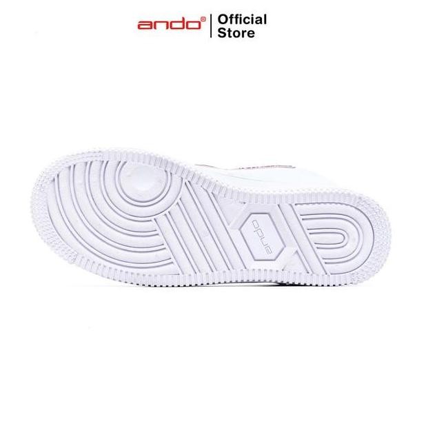 Ando Official Sepatu Sneakers Curtiz Duo Pria Dewasa -Putih/Merah
