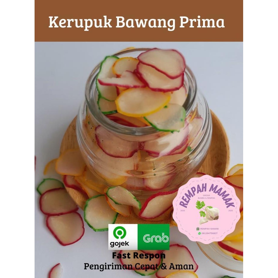 Kerupuk Prima / Kerupuk Bawang Mentah Prima 1kg