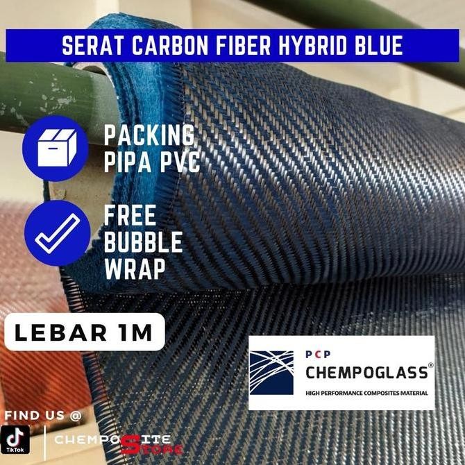 serat karbon kevlar hybrid fabric carbon kevlar merah kuning biru oren Original