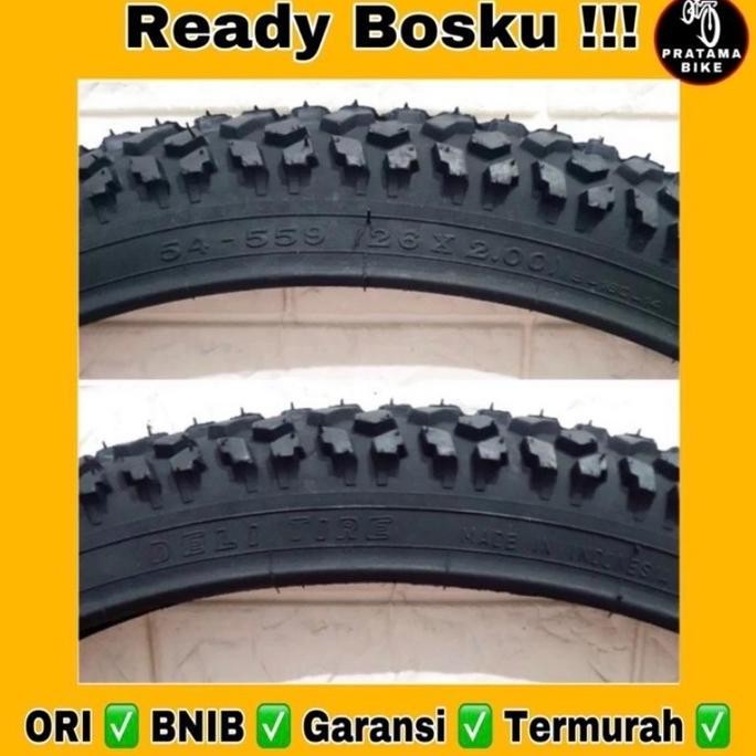 Ban Luar 26 X 2.00 Sepeda Mtb Gunung Swallow Deli Tire 26X200 26X2.00 26 X 200 Murah