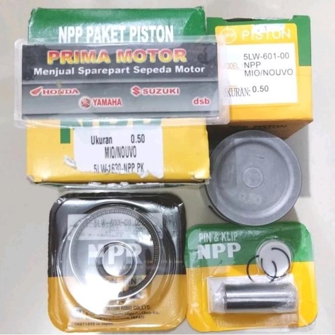 TERMURAH - PISTON KIT NPP MIO SPORTY MIO SOUL OS STD 25 50 75 100 ORI NPP