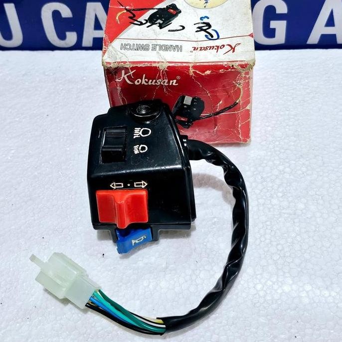 Premium holder saklar klakson kiri  suzuki rc100 bravo dk crystal bukan ori Promo