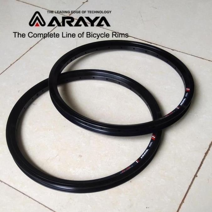 TERBARU velg rims sepeda 16 inchi araya 28 H 16x1 3/8 349 untuk brompton seli