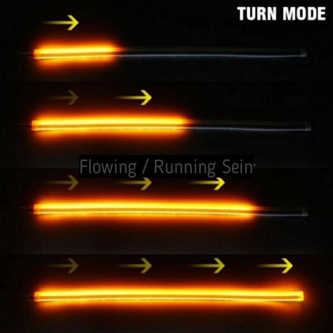 Lampu Alis Headlamp Mobil New Yaris Lele Led Drl Sen Running 2Pc Keren