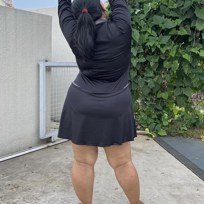 [Jumbo 10L] Baju Renang Jumbo 10L 8L 7L Baju Renang Rok Wanita Jumbo Lengan Panjang Baju Renang Big 