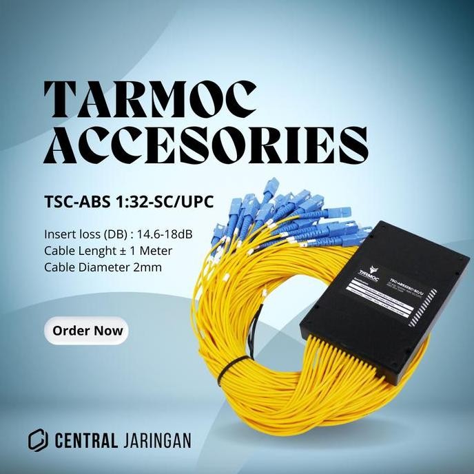 DF331>> Tarmoc Splitter 1:32 SC/UPC Passive | FO Spliter 1x32 ABS PLC Box