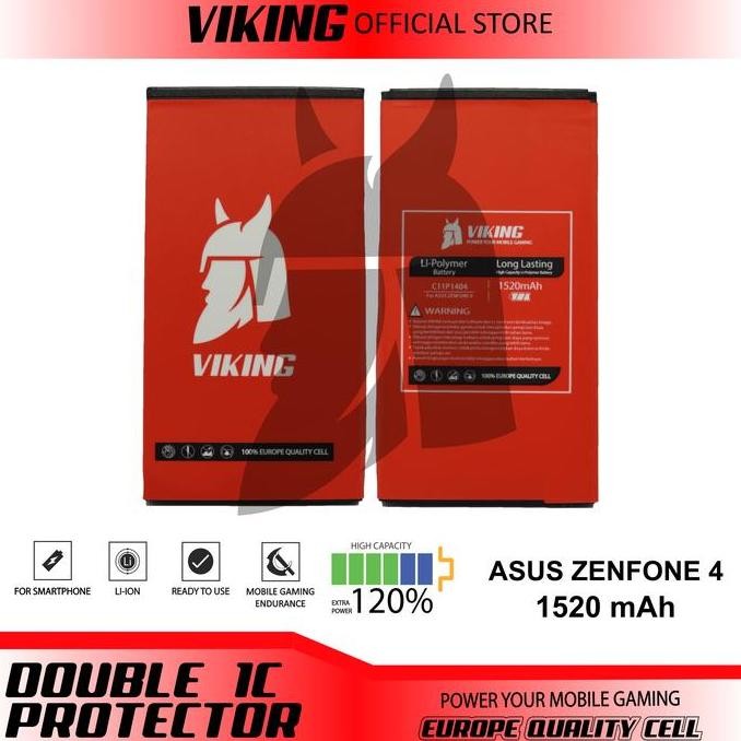 Viking Baterai Asus Zenfone 4 A400Cg A400Cxg Double Power