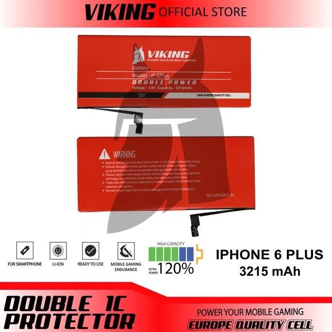 Viking Baterai Iphone 6 Plus Double Power
