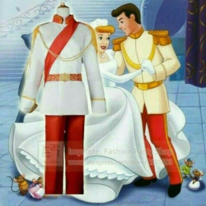 Kostum Anak Disney Prince Pangeran Cinderella Wedding