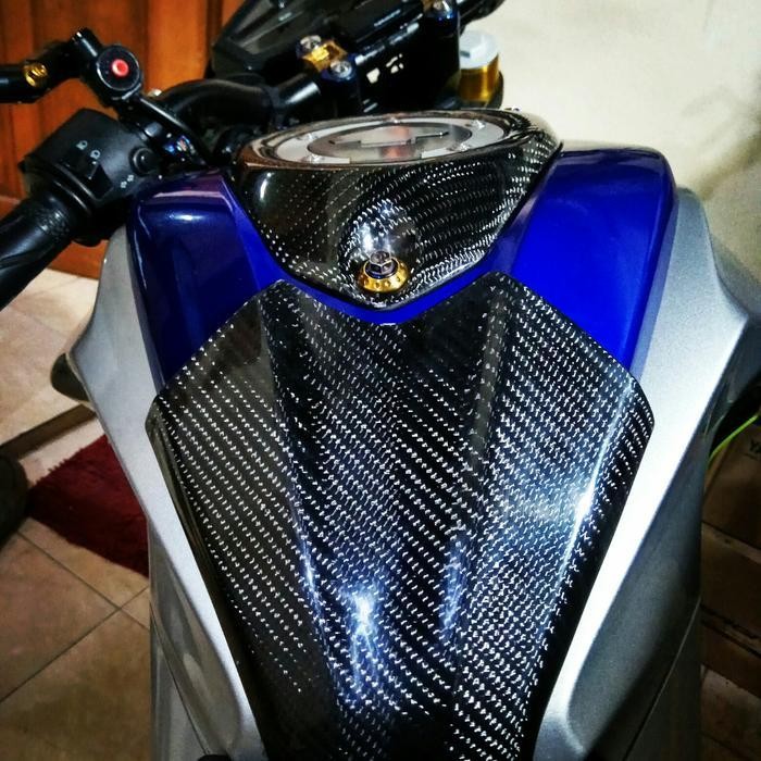COVER TANGKI CARBON KEVLAR ASLI YAMAHA XABRE/MSLAZ Original