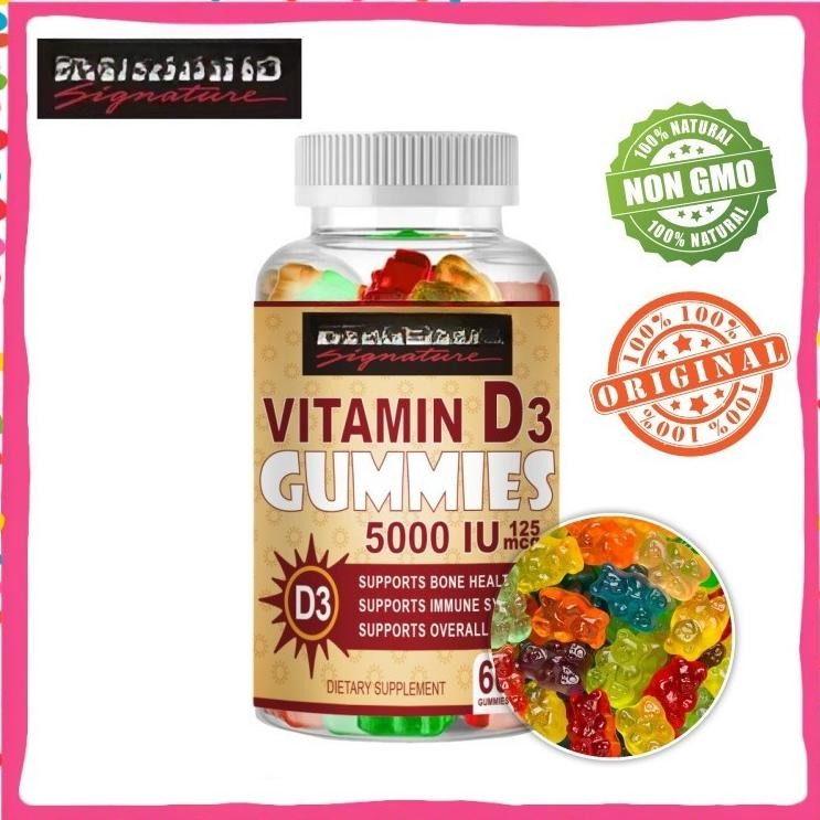 KIRKLAND Vitamin D3 5000 IU 125mcg Gummies 60pcs - Support Immune Support, Strong Bone HealthGummies