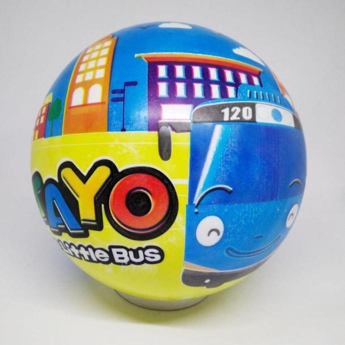 Mainan Bola Karet / Bola Karet Karakter Tayo DGS