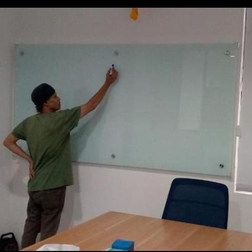 akrilik whiteboard 100 x 200cm nonmagnet