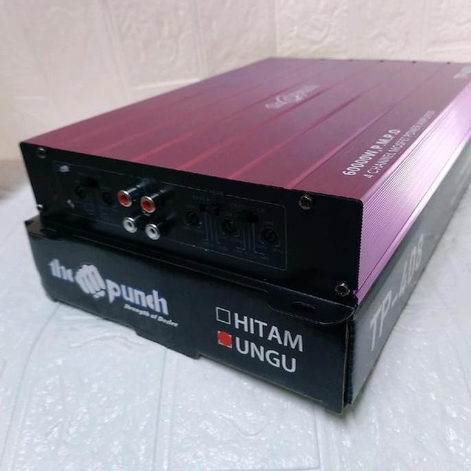 Power Amplifier 4Channel The Punch Tp 408.4Channel